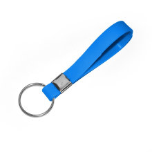 Keychain de bracelet en silicone personnalisé bon marché